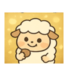 キラキラもこもこヒツジ@SFW（個別スタンプ：9）