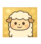 キラキラもこもこヒツジ@SFW（個別スタンプ：10）