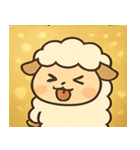 キラキラもこもこヒツジ@SFW（個別スタンプ：15）