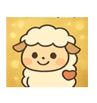キラキラもこもこヒツジ@SFW（個別スタンプ：16）