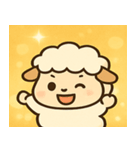 キラキラもこもこヒツジ@SFW（個別スタンプ：19）