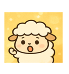 キラキラもこもこヒツジ@SFW（個別スタンプ：20）