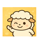 キラキラもこもこヒツジ@SFW（個別スタンプ：21）