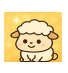 キラキラもこもこヒツジ@SFW（個別スタンプ：22）