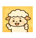 キラキラもこもこヒツジ@SFW（個別スタンプ：23）