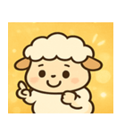 キラキラもこもこヒツジ@SFW（個別スタンプ：24）