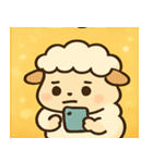 キラキラもこもこヒツジ@SFW（個別スタンプ：26）