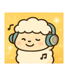 キラキラもこもこヒツジ@SFW（個別スタンプ：28）