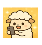 キラキラもこもこヒツジ@SFW（個別スタンプ：32）