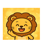 キラキラたてがみのライオン@SFW（個別スタンプ：4）