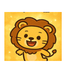 キラキラたてがみのライオン@SFW（個別スタンプ：7）