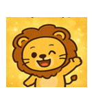 キラキラたてがみのライオン@SFW（個別スタンプ：8）