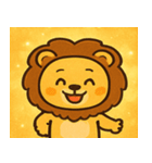 キラキラたてがみのライオン@SFW（個別スタンプ：14）