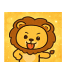 キラキラたてがみのライオン@SFW（個別スタンプ：16）
