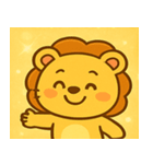 キラキラたてがみのライオン@SFW（個別スタンプ：21）