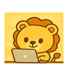 キラキラたてがみのライオン@SFW（個別スタンプ：27）