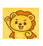 キラキラたてがみのライオン@SFW（個別スタンプ：32）