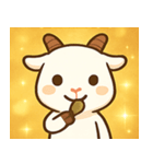 キラキラつののヤギ@SFW（個別スタンプ：5）