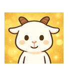 キラキラつののヤギ@SFW（個別スタンプ：10）
