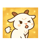 キラキラつののヤギ@SFW（個別スタンプ：13）