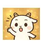 キラキラつののヤギ@SFW（個別スタンプ：19）