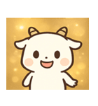 キラキラつののヤギ@SFW（個別スタンプ：22）