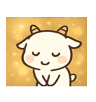 キラキラつののヤギ@SFW（個別スタンプ：25）