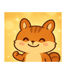 キラキラしっぽのリス@SFW（個別スタンプ：1）