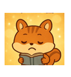 キラキラしっぽのリス@SFW（個別スタンプ：8）