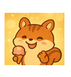 キラキラしっぽのリス@SFW（個別スタンプ：9）