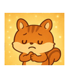 キラキラしっぽのリス@SFW（個別スタンプ：11）