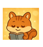 キラキラしっぽのリス@SFW（個別スタンプ：12）