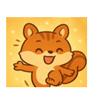 キラキラしっぽのリス@SFW（個別スタンプ：13）