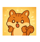 キラキラしっぽのリス@SFW（個別スタンプ：14）