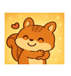 キラキラしっぽのリス@SFW（個別スタンプ：15）