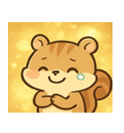 キラキラしっぽのリス@SFW（個別スタンプ：17）