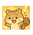 キラキラしっぽのリス@SFW（個別スタンプ：19）