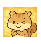 キラキラしっぽのリス@SFW（個別スタンプ：21）
