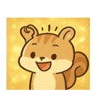 キラキラしっぽのリス@SFW（個別スタンプ：22）