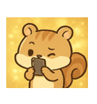 キラキラしっぽのリス@SFW（個別スタンプ：26）