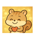 キラキラしっぽのリス@SFW（個別スタンプ：32）