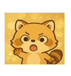 キラキラアライグマ@SFW（個別スタンプ：3）