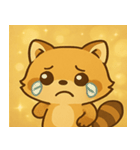 キラキラアライグマ@SFW（個別スタンプ：4）
