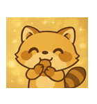 キラキラアライグマ@SFW（個別スタンプ：5）