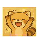 キラキラアライグマ@SFW（個別スタンプ：6）