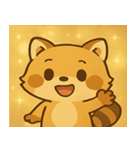 キラキラアライグマ@SFW（個別スタンプ：7）