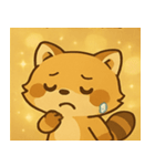 キラキラアライグマ@SFW（個別スタンプ：8）