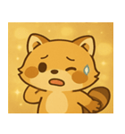 キラキラアライグマ@SFW（個別スタンプ：11）