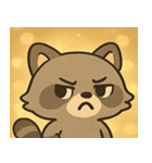 キラキラアライグマ@SFW（個別スタンプ：18）