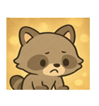 キラキラアライグマ@SFW（個別スタンプ：22）